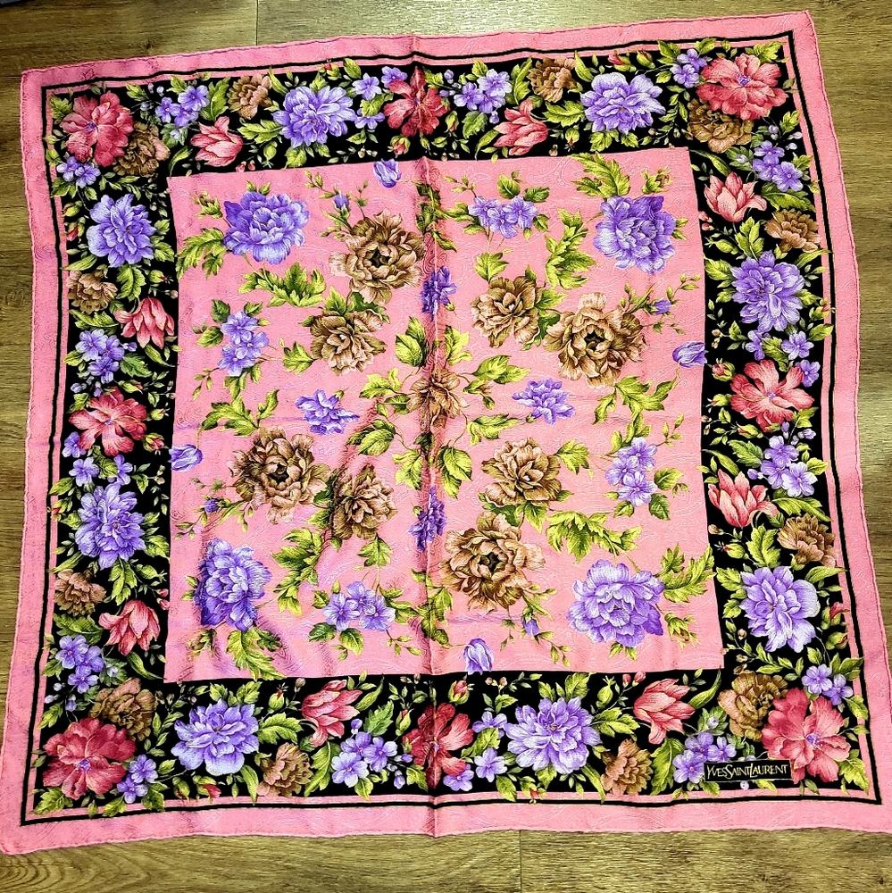SOLD YSL scarf